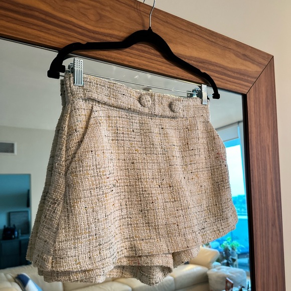 ZARA TEXTURED SKORT MULTICOLOURED - Picture 3 of 6